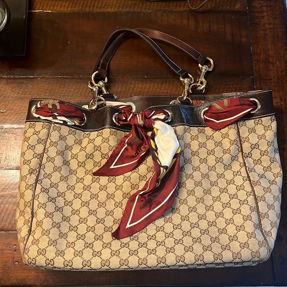 Vintage Gucci Positano Shoulder tote bag